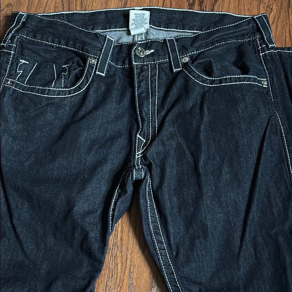 3 Pairs True Religion Straight Jeans - Picture 3 of 8